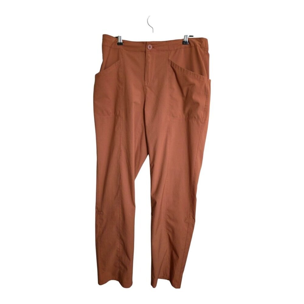 Patagonia Pants Women 10 Orange High Spy Ripstop Hiking Outdoors Gorpcore 55685